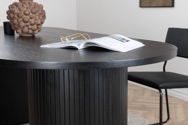MATBORD BIANCA Veneer 90x200 cm-Svart