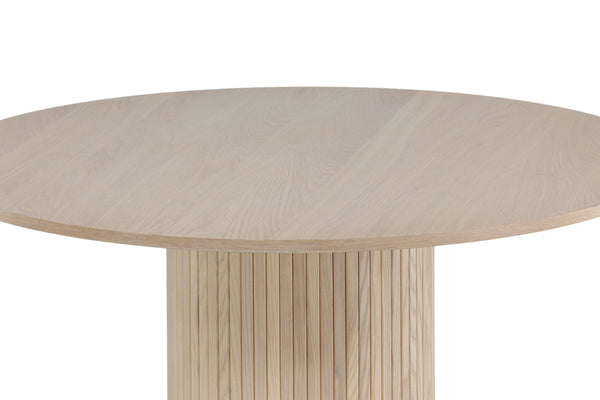 MATBORD BIANCA Veneer ⌀110 Vitputsad