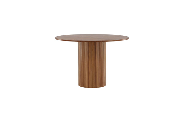 Matbord BIANCA Veneer ⌀110 Valnöt