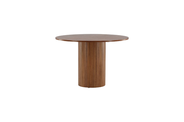 Matbord BIANCA Veneer ⌀110 Valnöt