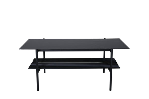 Soffbord VON STAF 120x60cm-Glas Svart