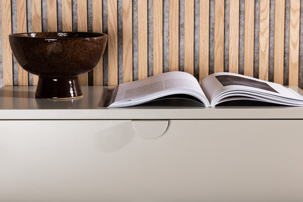 Bureau PIRING Steel 78x117 cm-Beige
