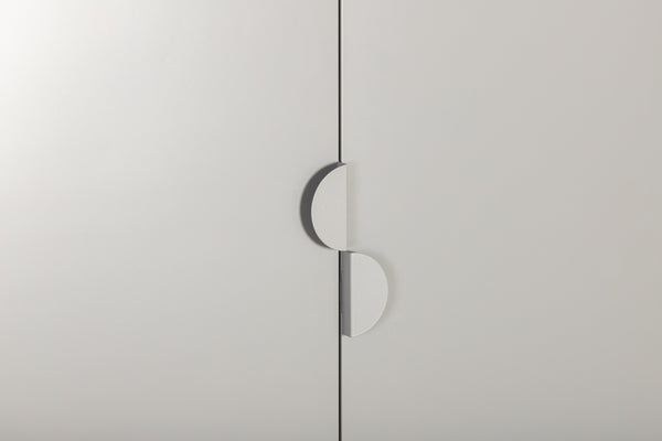 Garderober PIRING Stål 85x183 cm-Ljusgrå