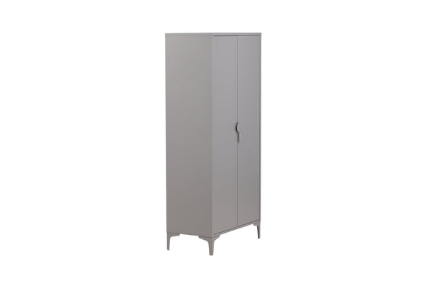 Garderober PIRING Stål 85x183 cm-Ljusgrå