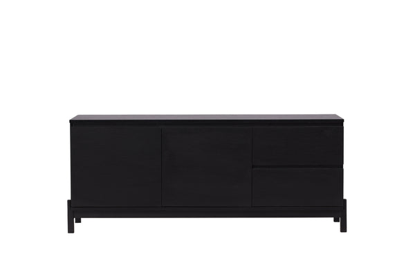Bureau CORPUS Pappel 135x56 cm-Schwarz
