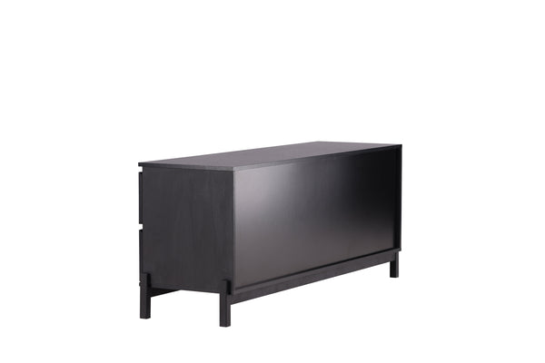 Bureau CORPUS Pappel 135x56 cm-Schwarz