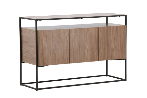 Skåp KINGSPORT Poppel 120x80 cm-Valnöt