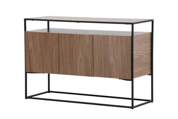 Skåp KINGSPORT Poppel 120x80 cm-Valnöt