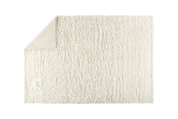 Rectangular Rug LEIKO Wool 230x160 White