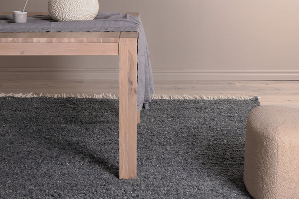 Rectangular rug BETINA Wool 400x300cm-Grey