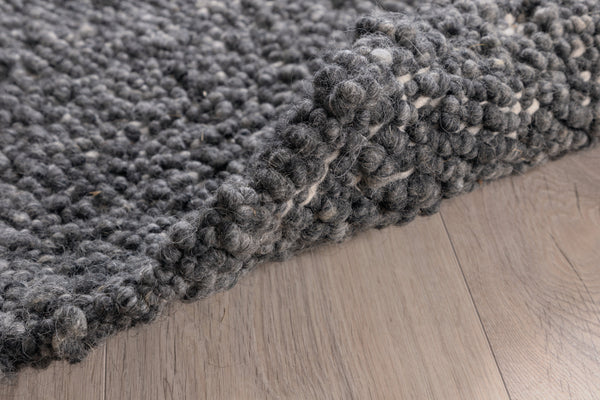 Rectangular rug BETINA Wool 400x300cm-Grey