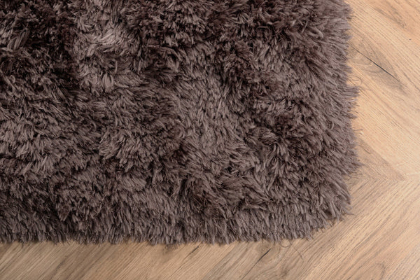 Rectangular rug GRACE Polyester 230x160cm-Brown