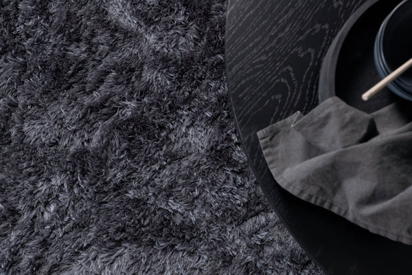Rectangular rug GRACE Polyester 400x300cm-Grey