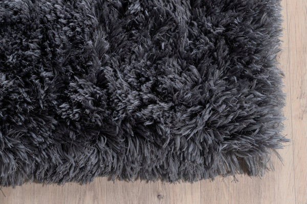 Rectangular rug GRACE Polyester 400x300cm-Grey