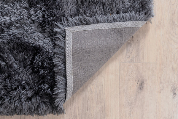 Rectangular rug GRACE Polyester 400x300cm-Grey