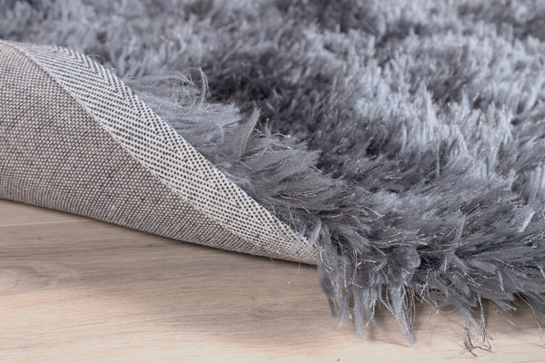Rectangular rug GRACE Polyester 400x300cm-Grey