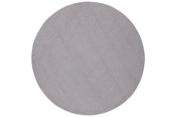 Rund matta TEDDY Polyester ⌀200-Grå