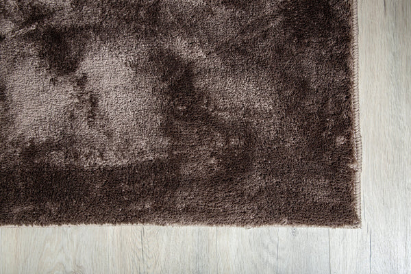 Rechteckiger Teppich BLANCA Polyester 230x160cm-Braun