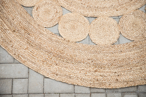 Rund matta ELIS Jute ⌀200-Natur