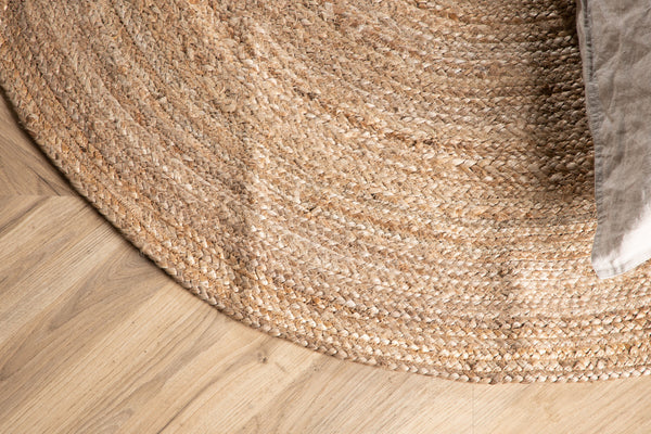 Oval matta OLIVER Jute 300x200cm-Nature