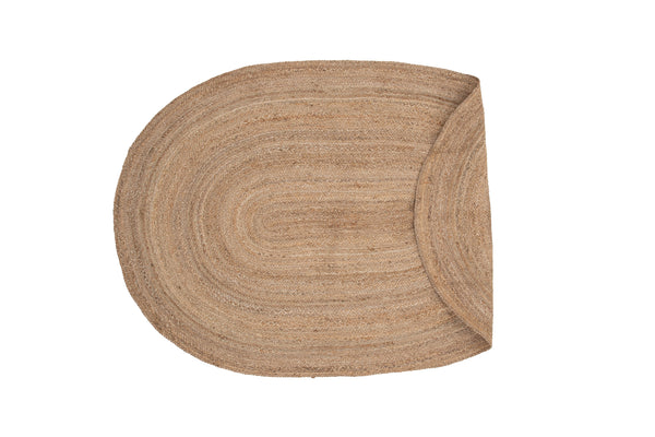 Oval matta OLIVER Jute 160x80cm-Natur