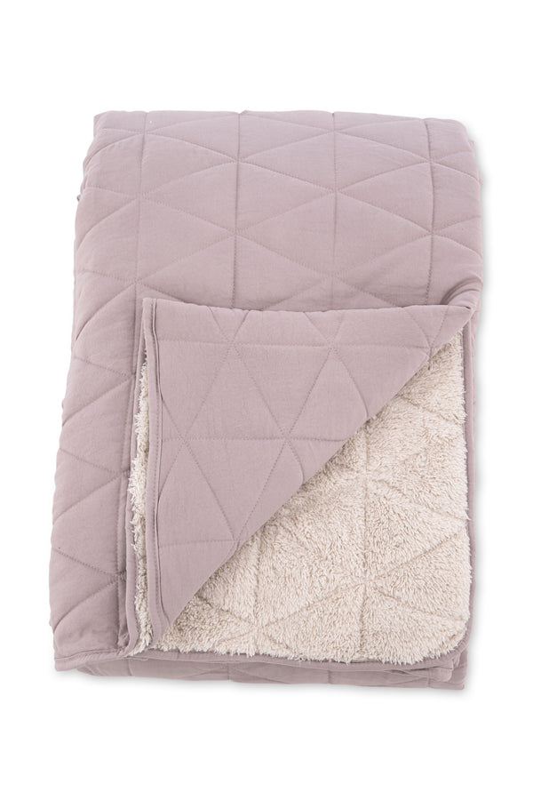 Överkast NILLA Polyester 180x260cm-Gammelrosa