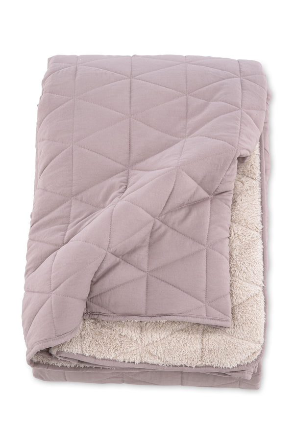 Överkast NILLA Polyester 180x260cm-Gammelrosa