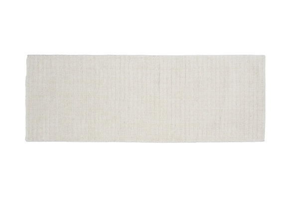 Rektangulär matta MILTON Ull 200x70cm-Vit