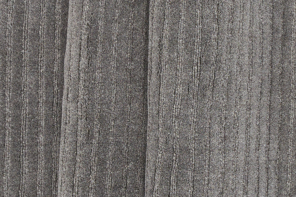Rectangular rug MILTON Wool 200x70cm-Dark grey