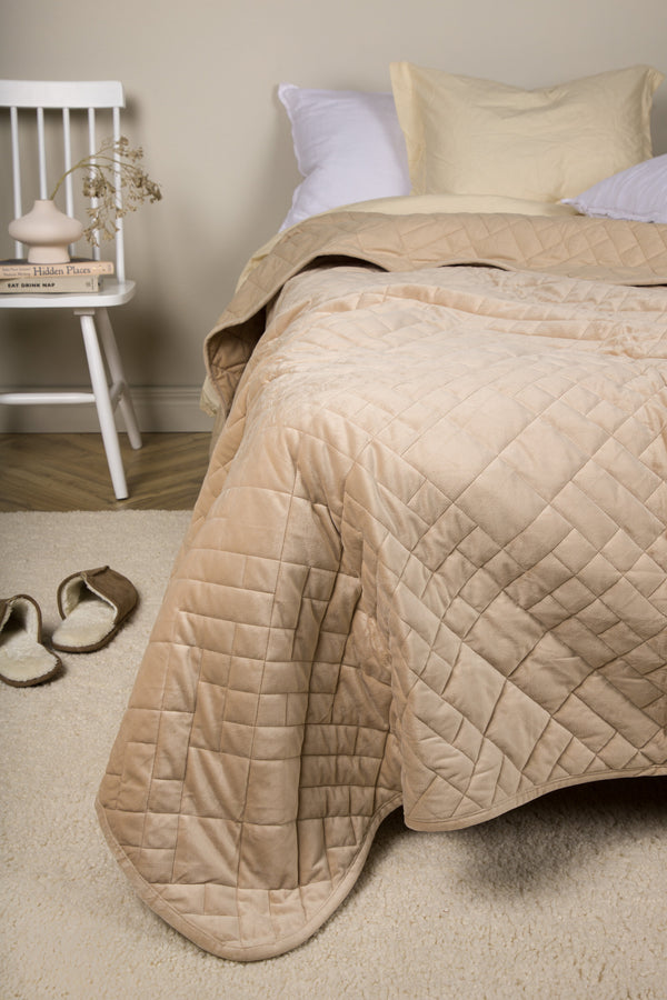 Överkast JILLY Polyester 260x260cm-Beige