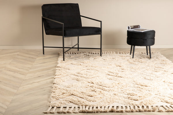 Rektangulär matta HILMA Bomull 230x160cm-Beige