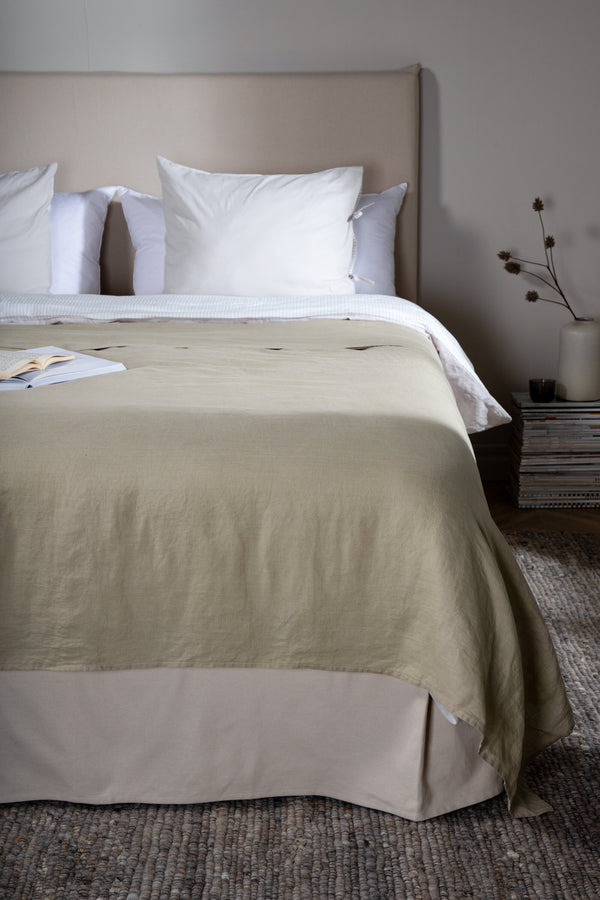 Överkast MILO Linen 150x250cm-Beige
