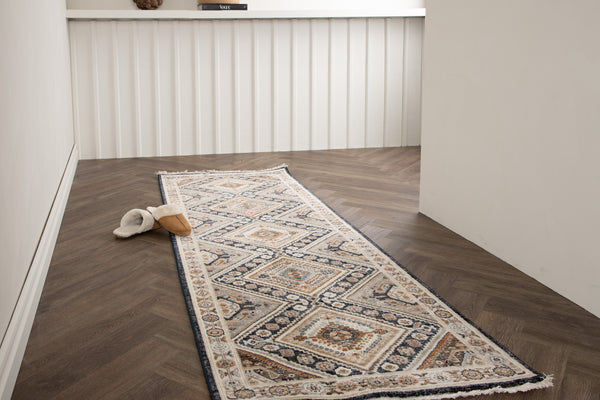 Rektangulär matta EBBE Polypropen 240x80cm-Flerfärgad