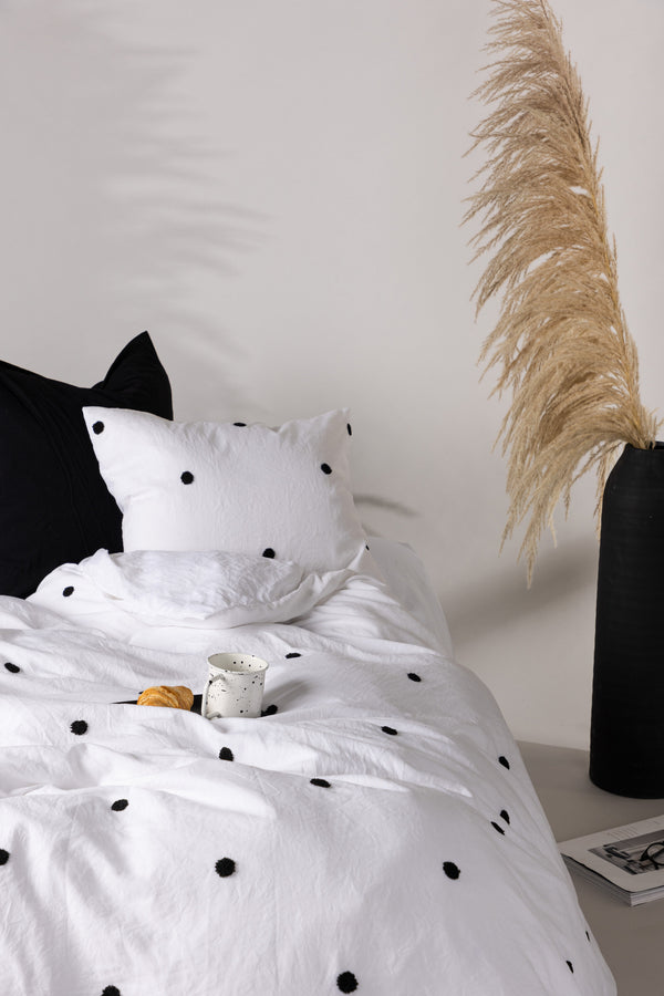 Påslakanset LOKE Polyester 200x150cm-Vit