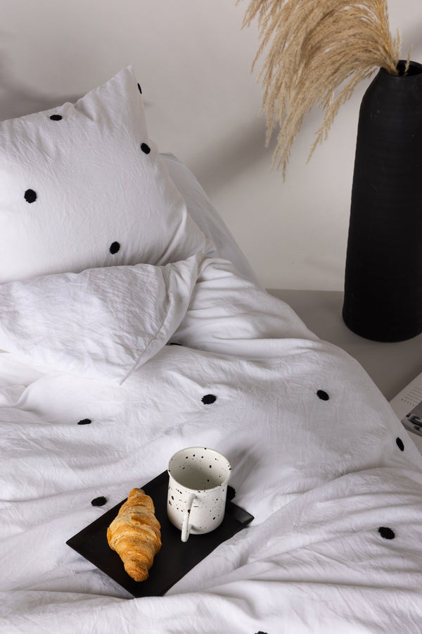 Påslakanset LOKE Polyester 200x150cm-Vit