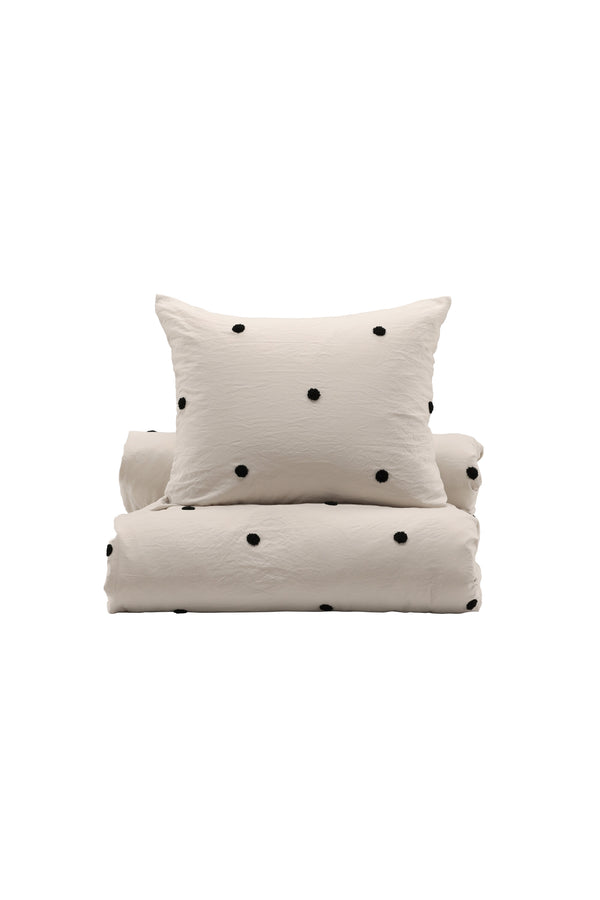 Påslakanset LOKE Polyester 200x150cm-Mörkgrå
