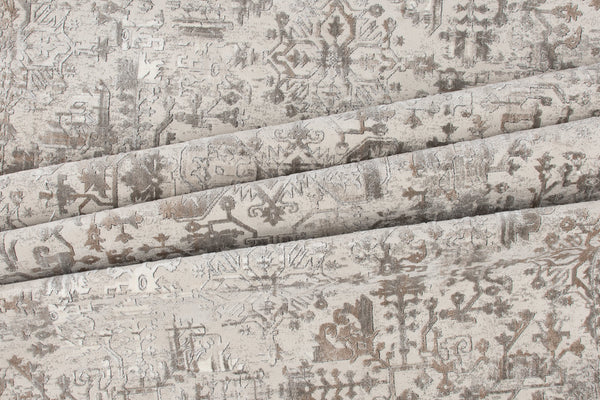Rectangular Carpet CLEO Polyester 230x160 Silver