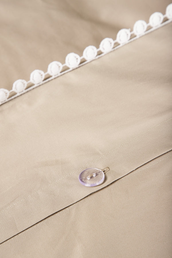 Påslakanset LIVIA Bomnull 200x150cm-Beige