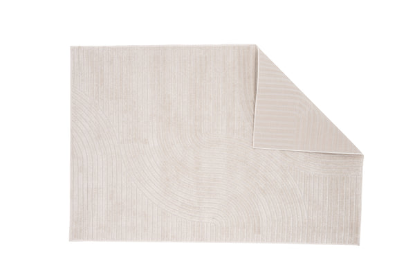 Rectangular Carpet VINCE Polypropylene 290*200 White