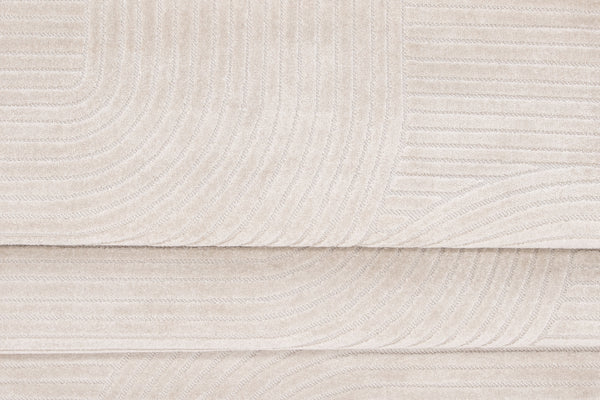 Rectangular Carpet VINCE Polypropylene 290*200 White