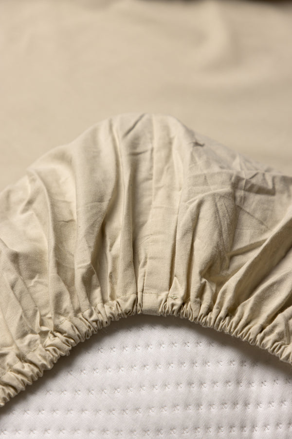 Lakan SIGRID Bomull 200x180cm-Beige