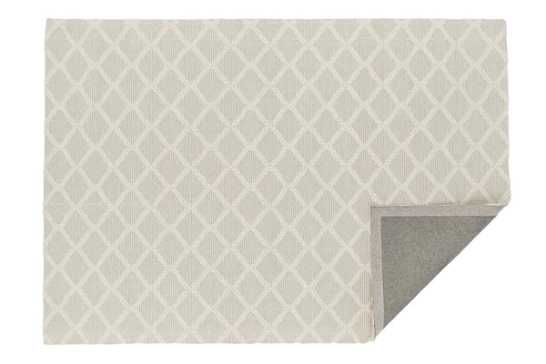 Rektangulär matta CLOUDY Ull 300x200cm-Off-white