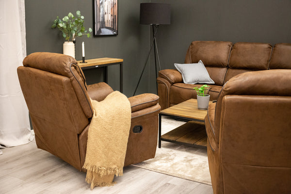 Reclinerfåtöljer SARANDA Brun