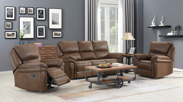 SARANDA 3-Sits Reclinersoffor Brun