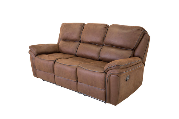 SARANDA 3-Sits Reclinersoffor Brun