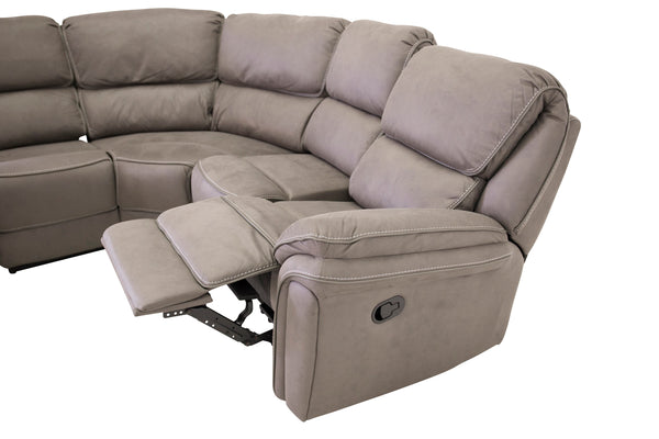SARANDA 5-Sits Reclinersoffor Grå