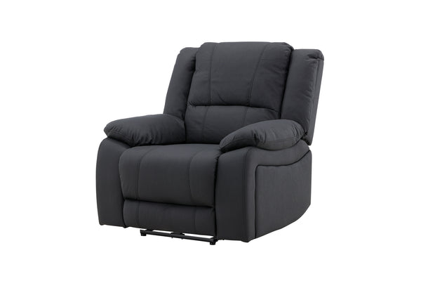 Reclinerfåtölj SINGAPORE  Polyester Svart