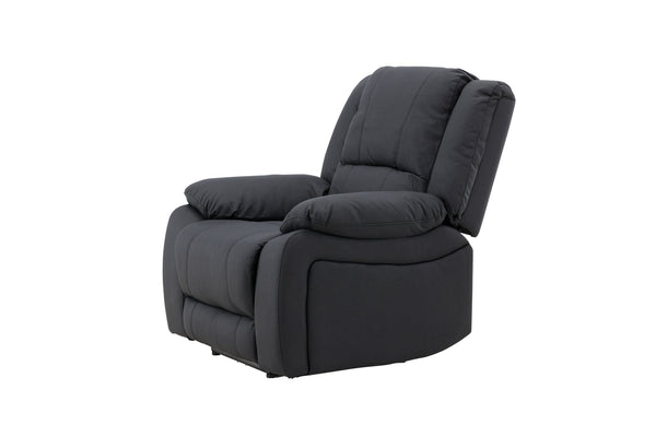 Reclinerfåtölj SINGAPORE  Polyester Svart