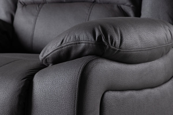 Reclinerfåtölj SINGAPORE  Polyester Svart
