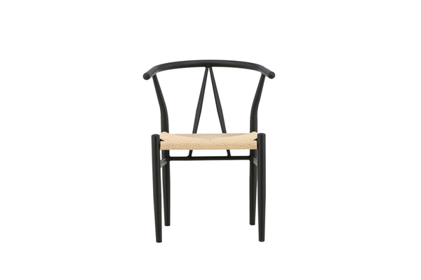 Matstolar ALFONS Rattan Svart